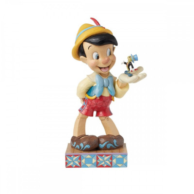 Pinocchio con il grillo parlante. (by Jim Shore) Pinocchio con il grillo parlante. (by Jim Shore)
