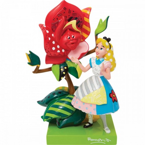 Alice with the flower. (By R. Britto)
