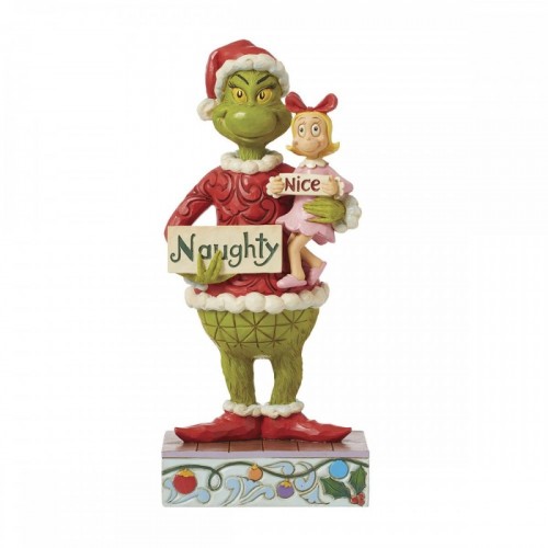 Der Grinch mit der Puppe. (von Jim Shore)