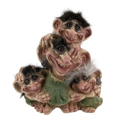 Mom with 3 little ones. Troll 327. Limited Edition of 500 pieces Mom with 3 little ones. Troll 327. Limited Edition of 500 pieces