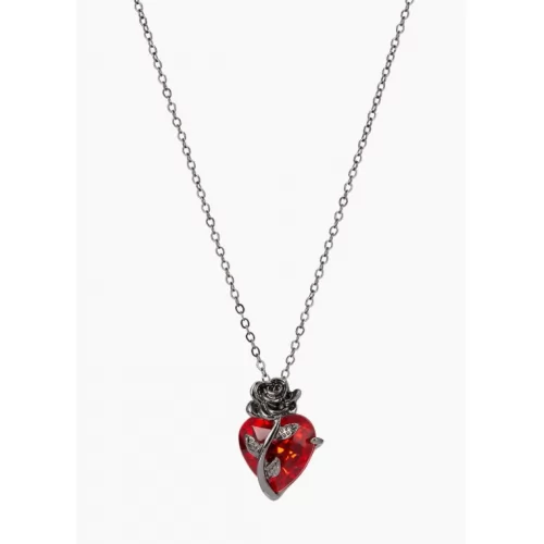 Il cuore con la rosa nera.
