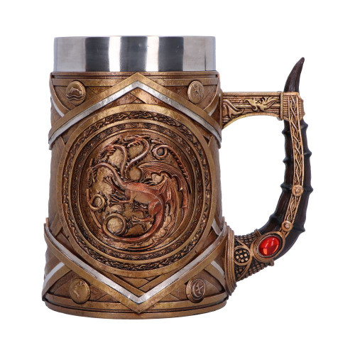 House of the Dragon Targaryen Crown and Dagger Tankard.