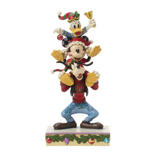 Topolino, Paperino e Pippo natalizi. (by Jim Shore)