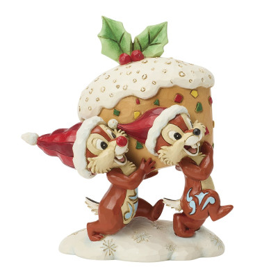 Cho und Dale mit der Weihnachtseichel. (von Jim Shore)