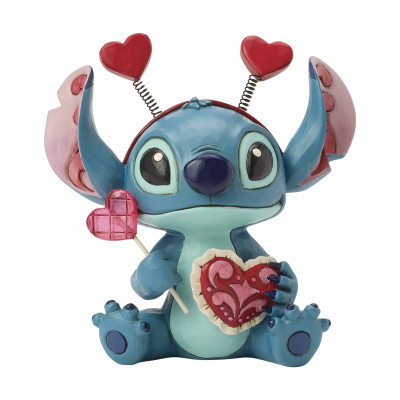 Stitch con le antenne a cuore. (by Jim Shore)