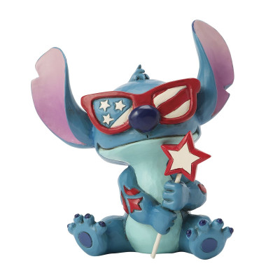 Stitch con gli occhiali da sole USA. (by Jim Shore)