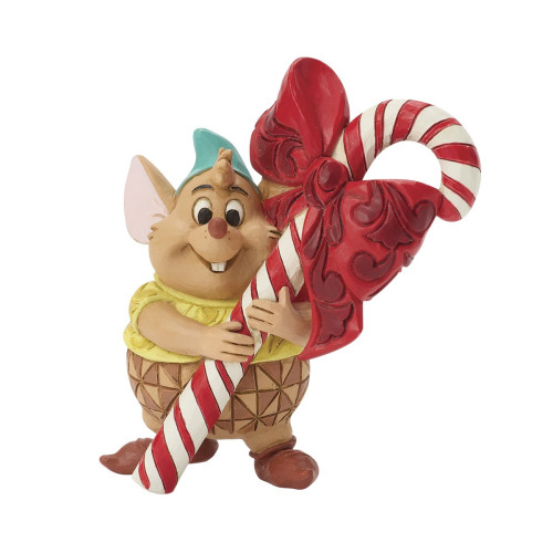 Gus mit dem Weihnachtsstock. (von Jim Shore)