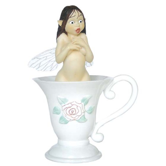 The fairy in the cup of milk.